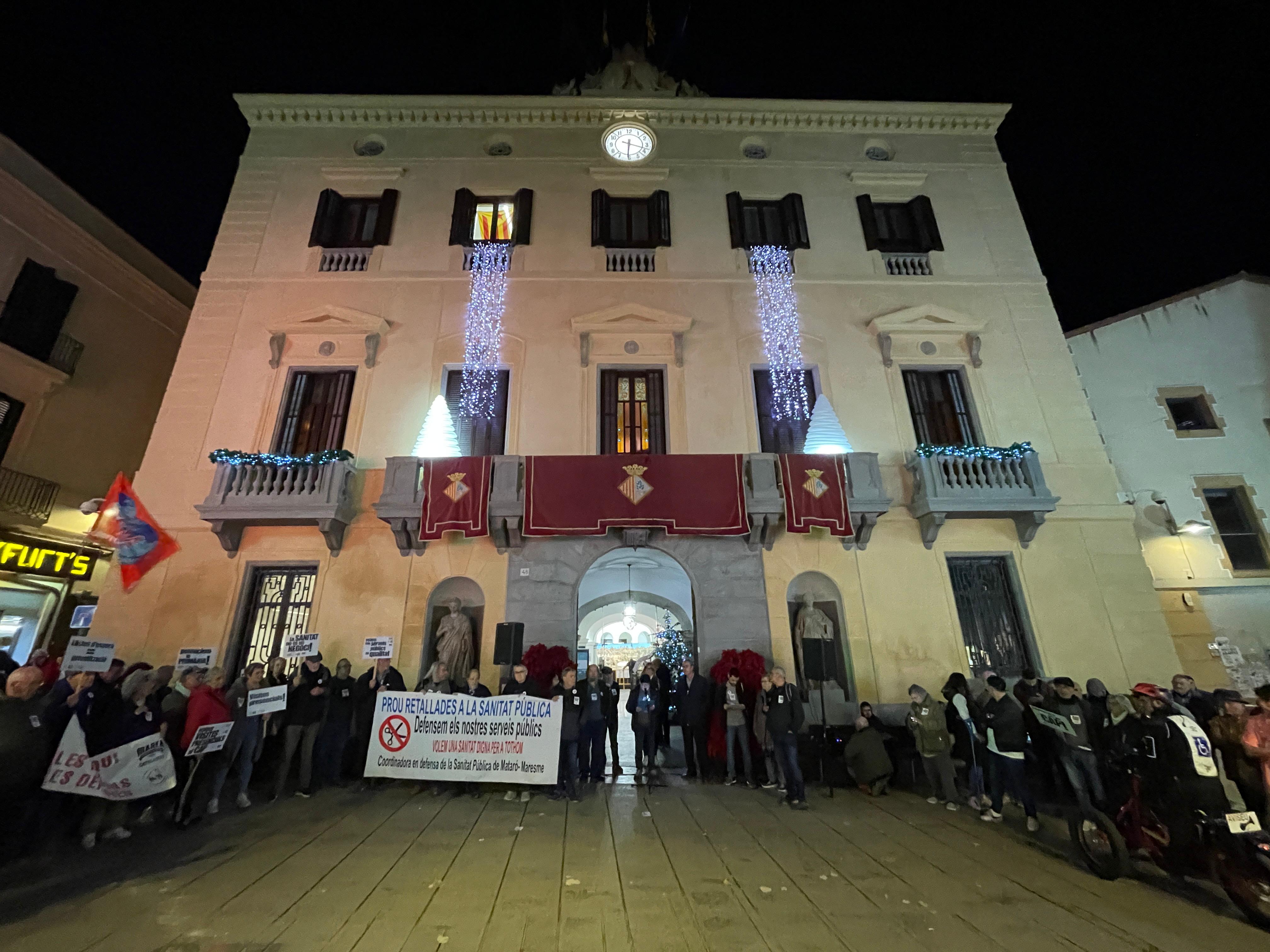 Protesta en defensa de la sanitat pública a Mataró i el Maresme. Foto: R. Gallofré