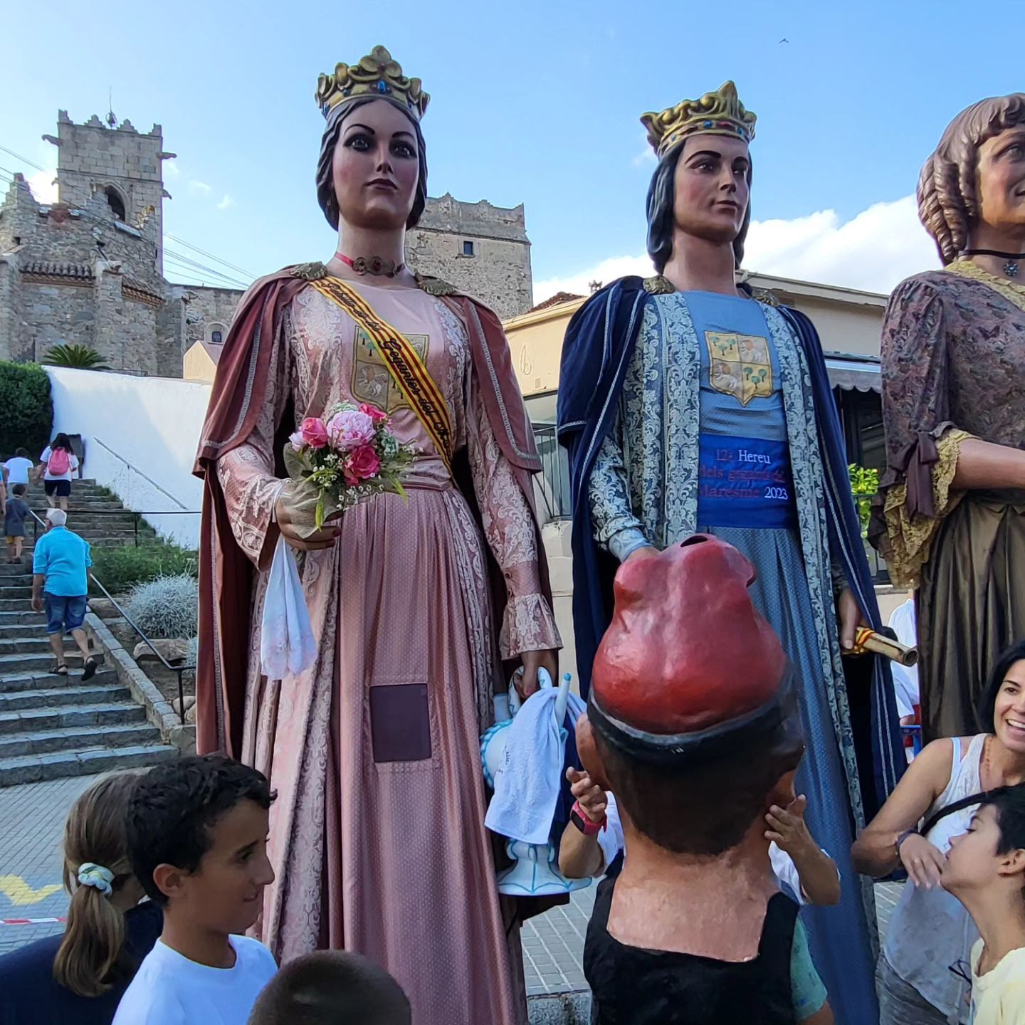 Els gegants d'Argentona, protagonistes de la Festa