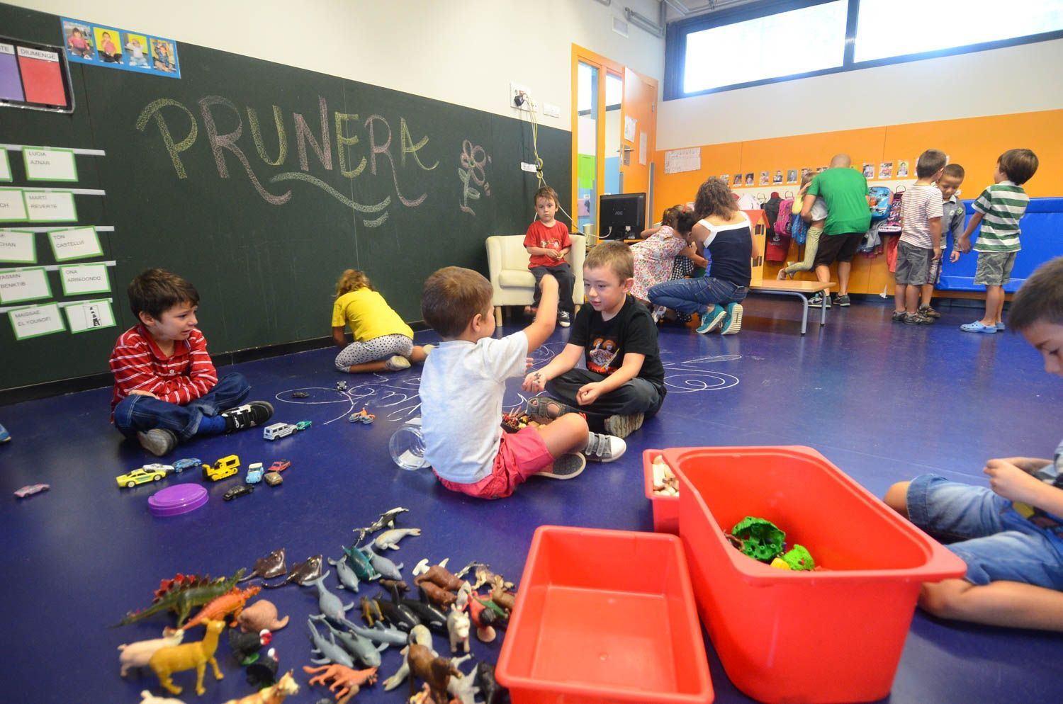 Inicio de curso a la escuela Montserrat Solà