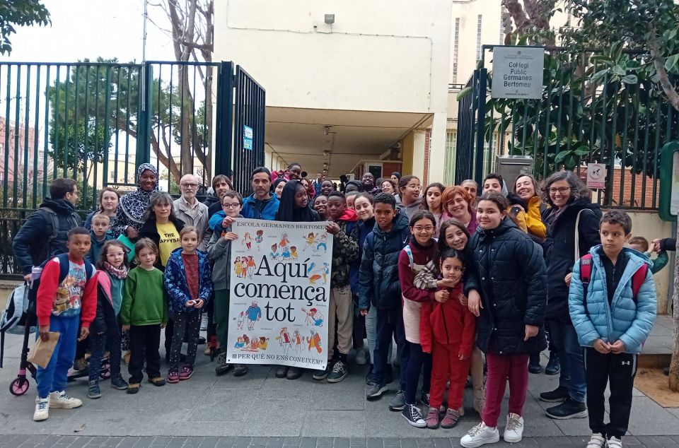 Germanes Bertomeu es una de las tres escuelas de Mataró que participa en el proyecto. Foto: Cedida