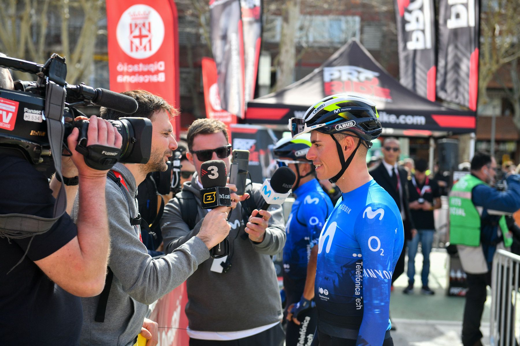 Sortida de la Volta Ciclista a Catalunya 2024. Foto: R.Gallofré