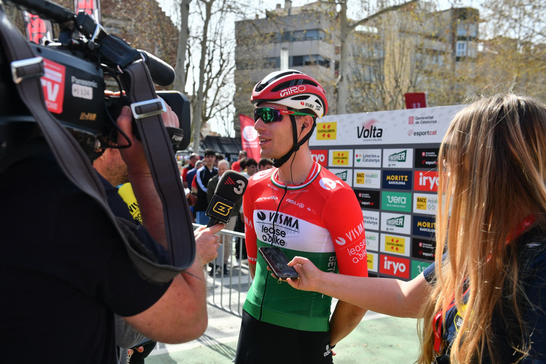 Sortida de la Volta Ciclista a Catalunya 2024. Foto: R.Gallofré