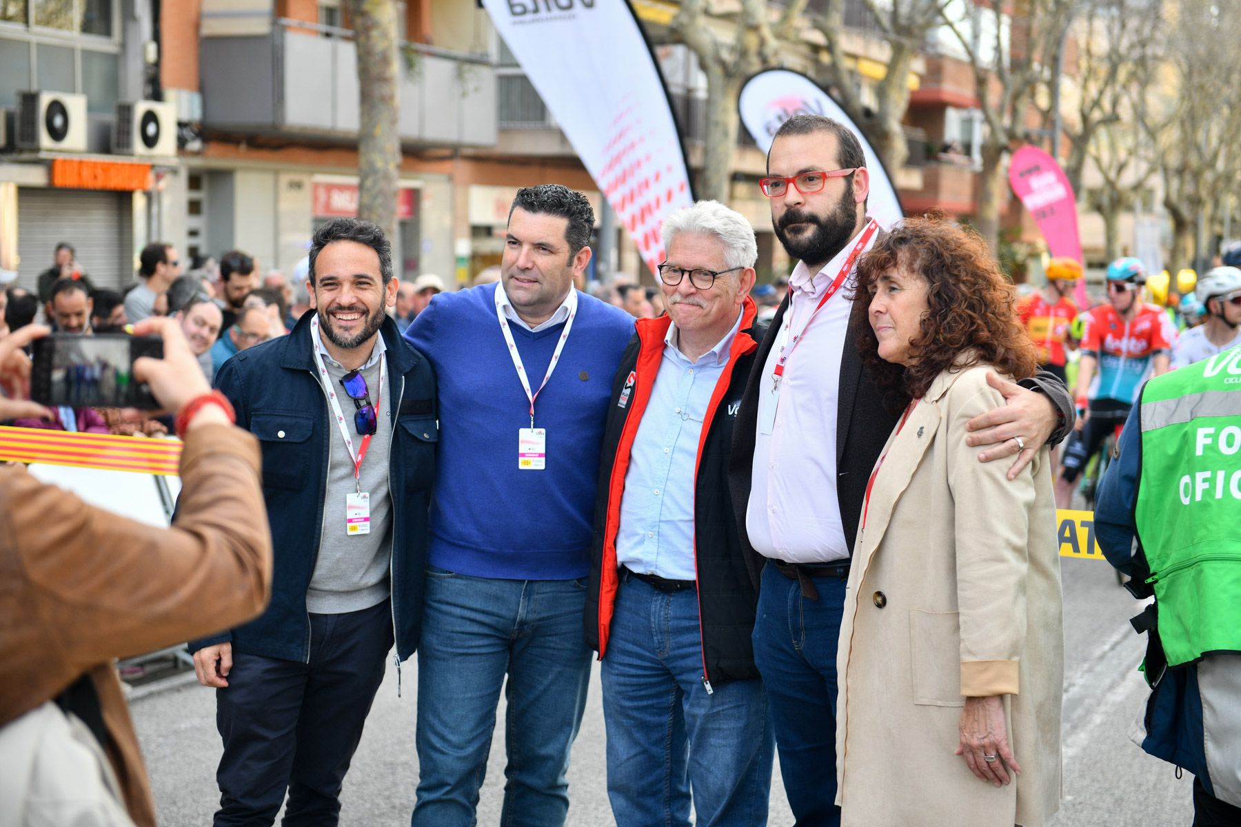 Sortida de la Volta Ciclista a Catalunya 2024. Foto: R.Gallofré