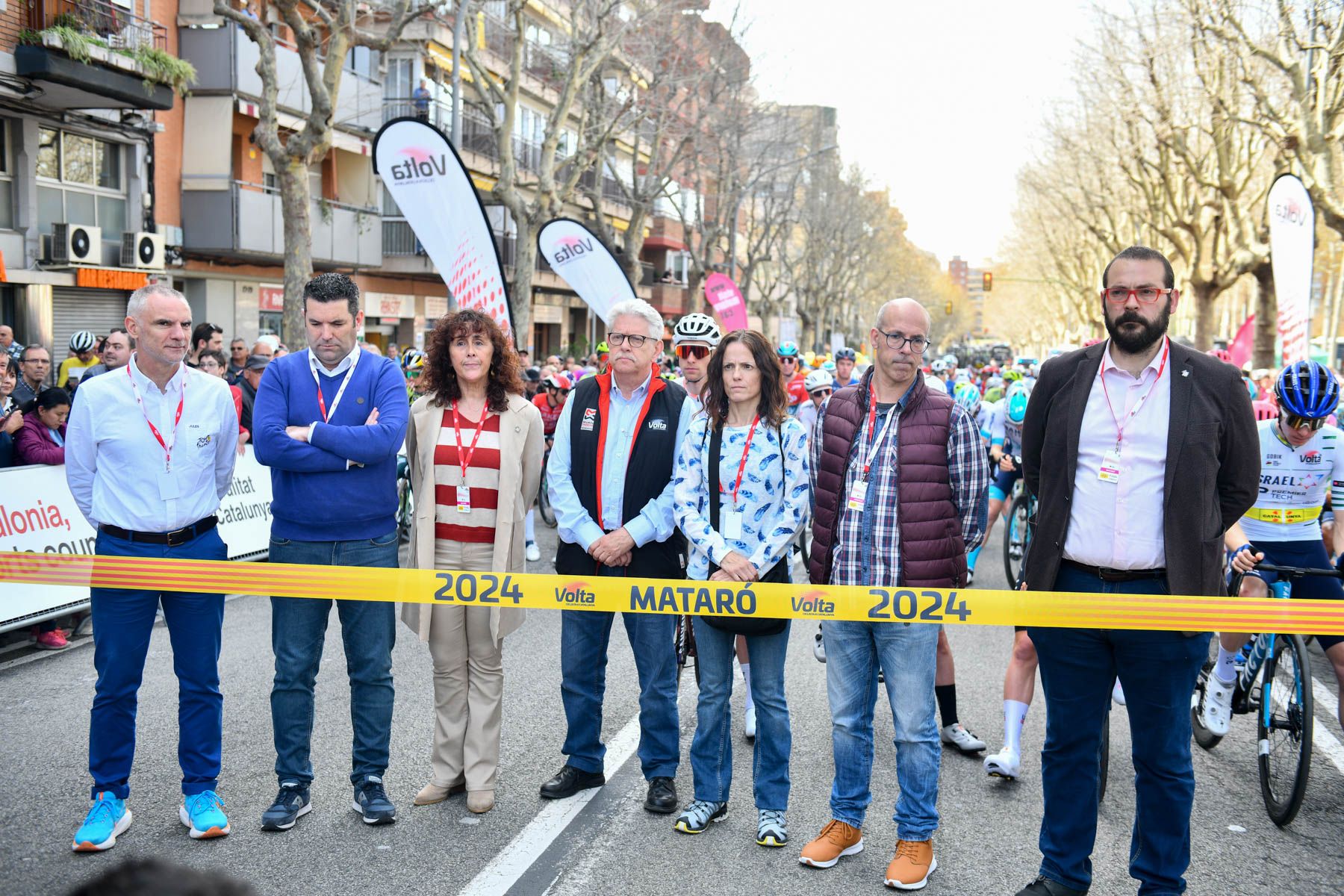 Sortida de la Volta Ciclista a Catalunya 2024. Foto: R.Gallofré