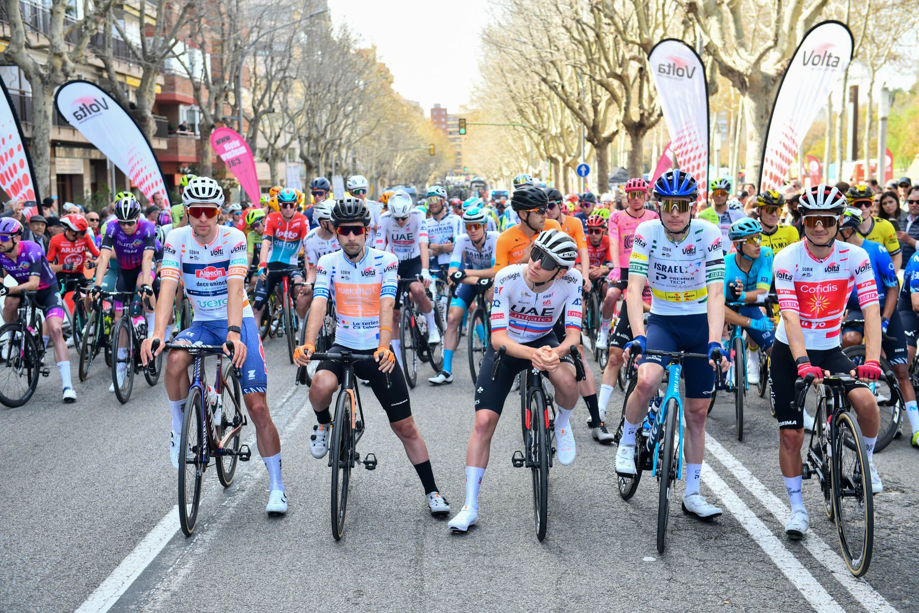 Sortida de la Volta Ciclista a Catalunya 2024. Foto: R.Gallofré