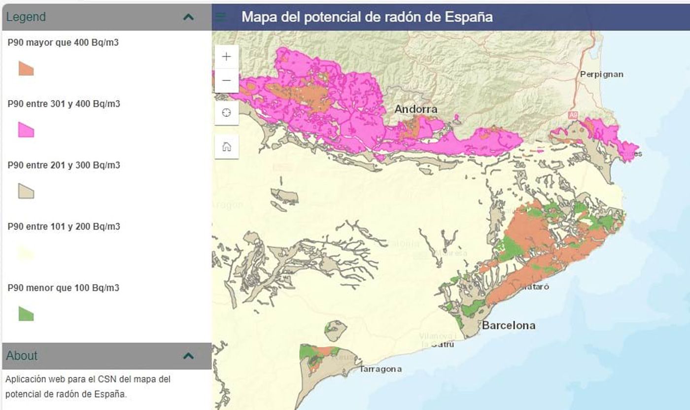 Presència de gas radó al Maresme