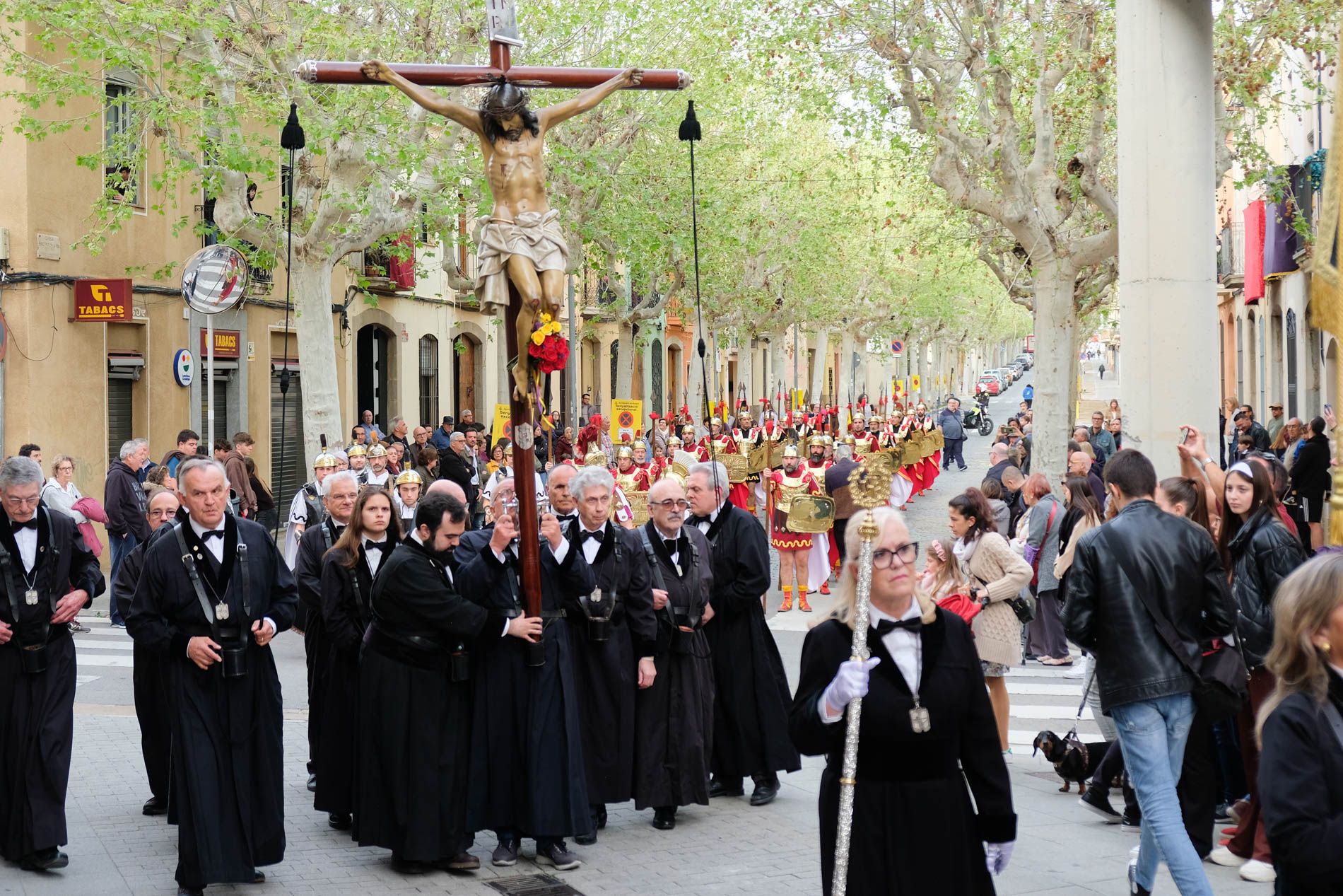 Processó Recollida Sant Crist de la Bona Mort Setmana Santa 2024. Foto: Carme Francés