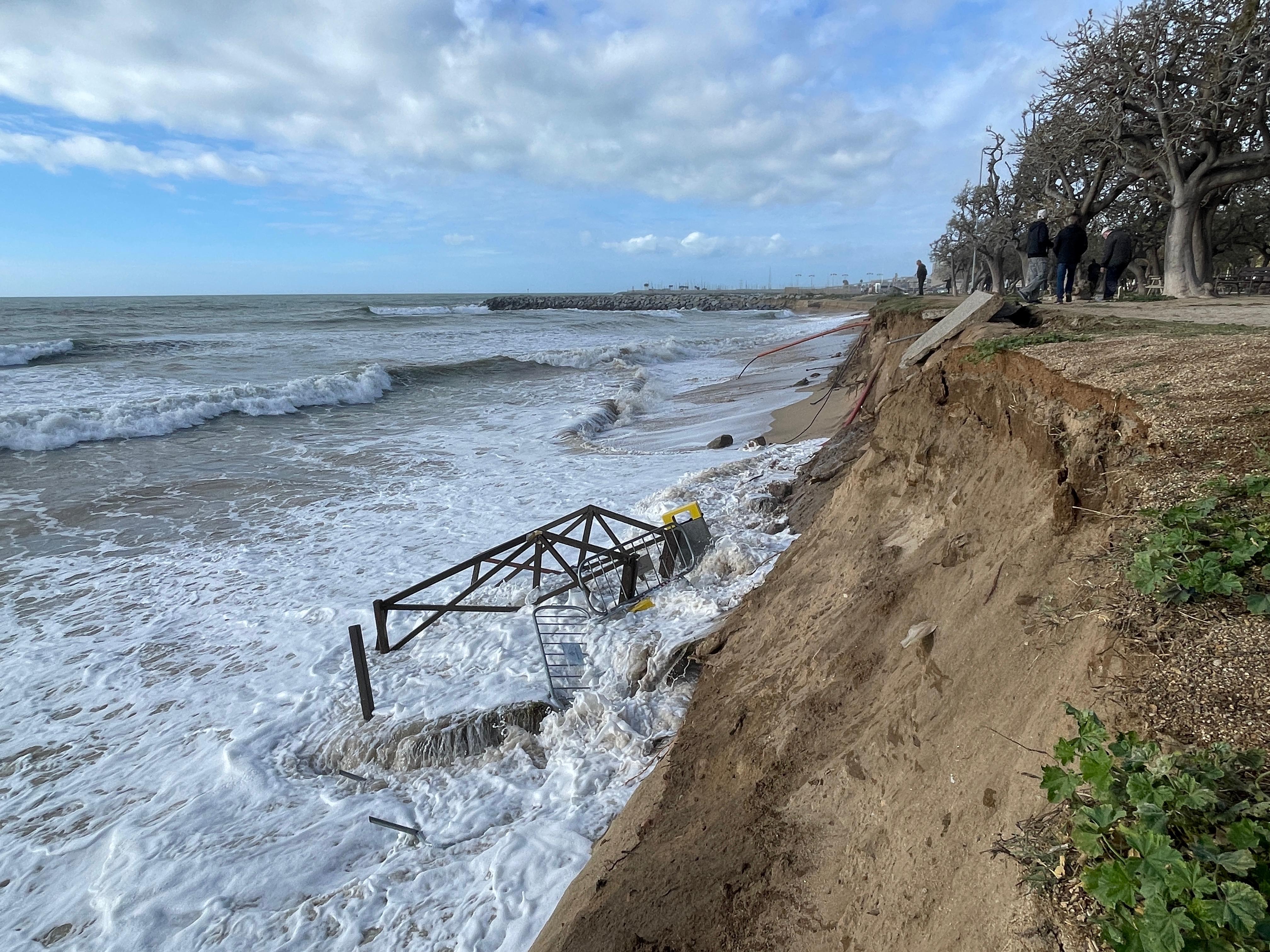 La platja del Callao, diumenge passat. Foto: R. Gallofré