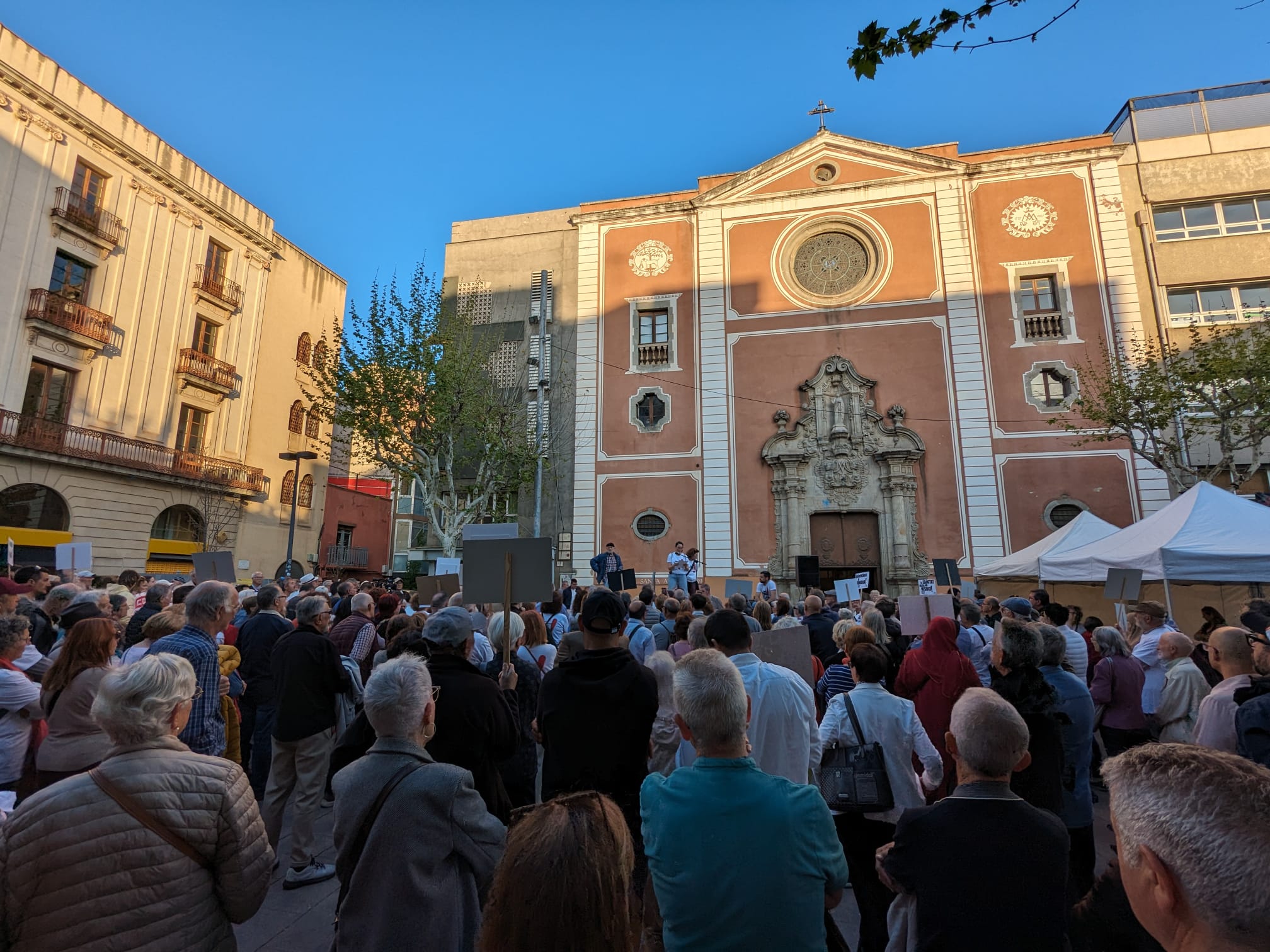 Part final de la manifestació per la sanitat pública.