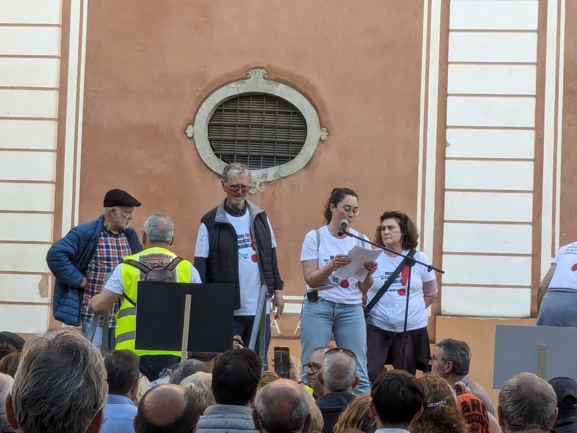 Part final de la manifestació per la sanitat pública.