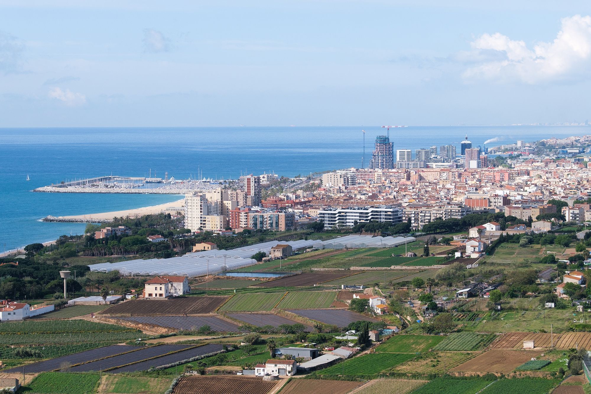 Vistes des del Castell de Mata