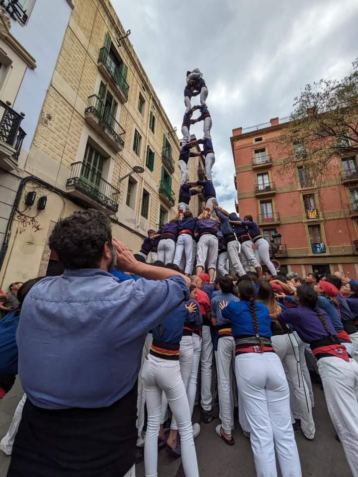 Quan hi ha torre de 8 a Gràcia és que venen els millors Capgrossos. Foto: A. Conesa