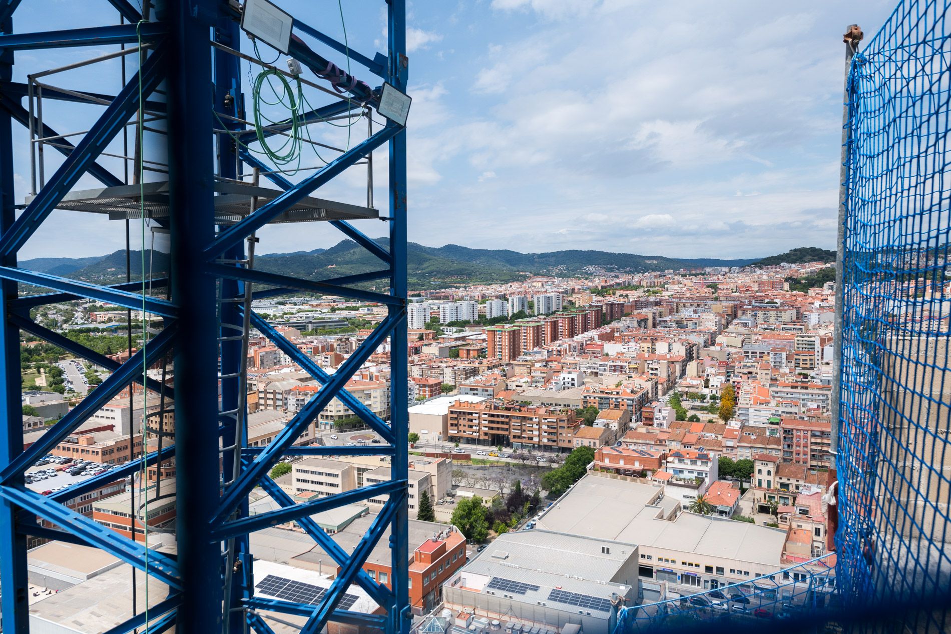 Visita d'obres a la Torre Barceló. Foto: R.Gallofré