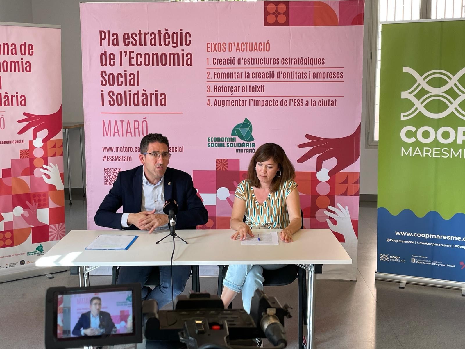 Presentació de la setmana de l'economia social i solidària. Foto: Ajuntament de Mataró