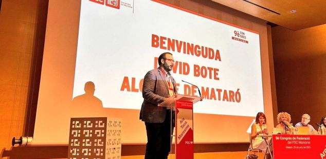 David Bote, al congrés del PSC Maresme