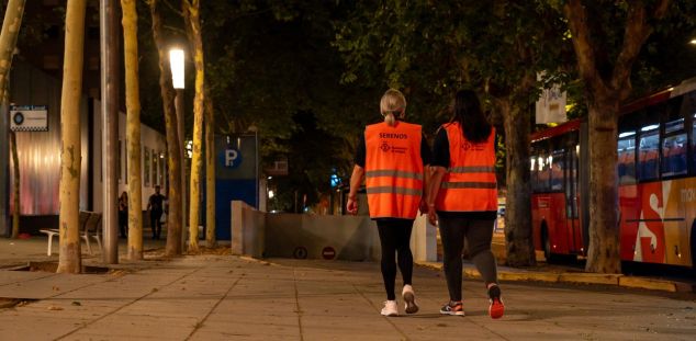 Serenos patrullant els carrers de Mataró