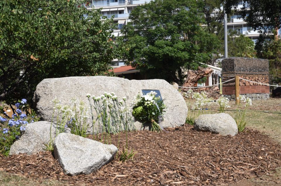 L'espai d'homenatge a les víctimes, al Nou Parc Central