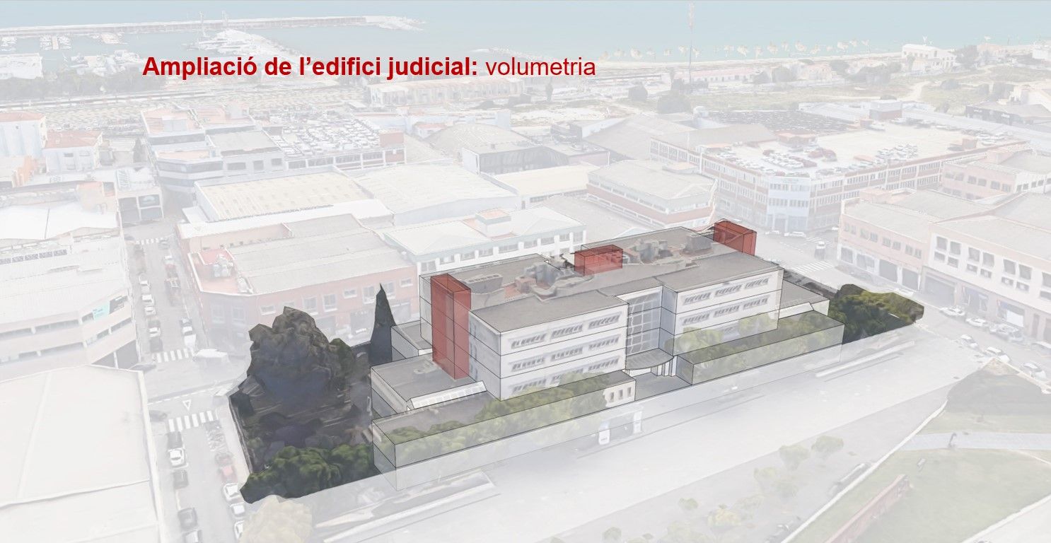 Projecte d'ampliació dels Jutjats de Mataró per convertir-los en el "Palau de Justícia"