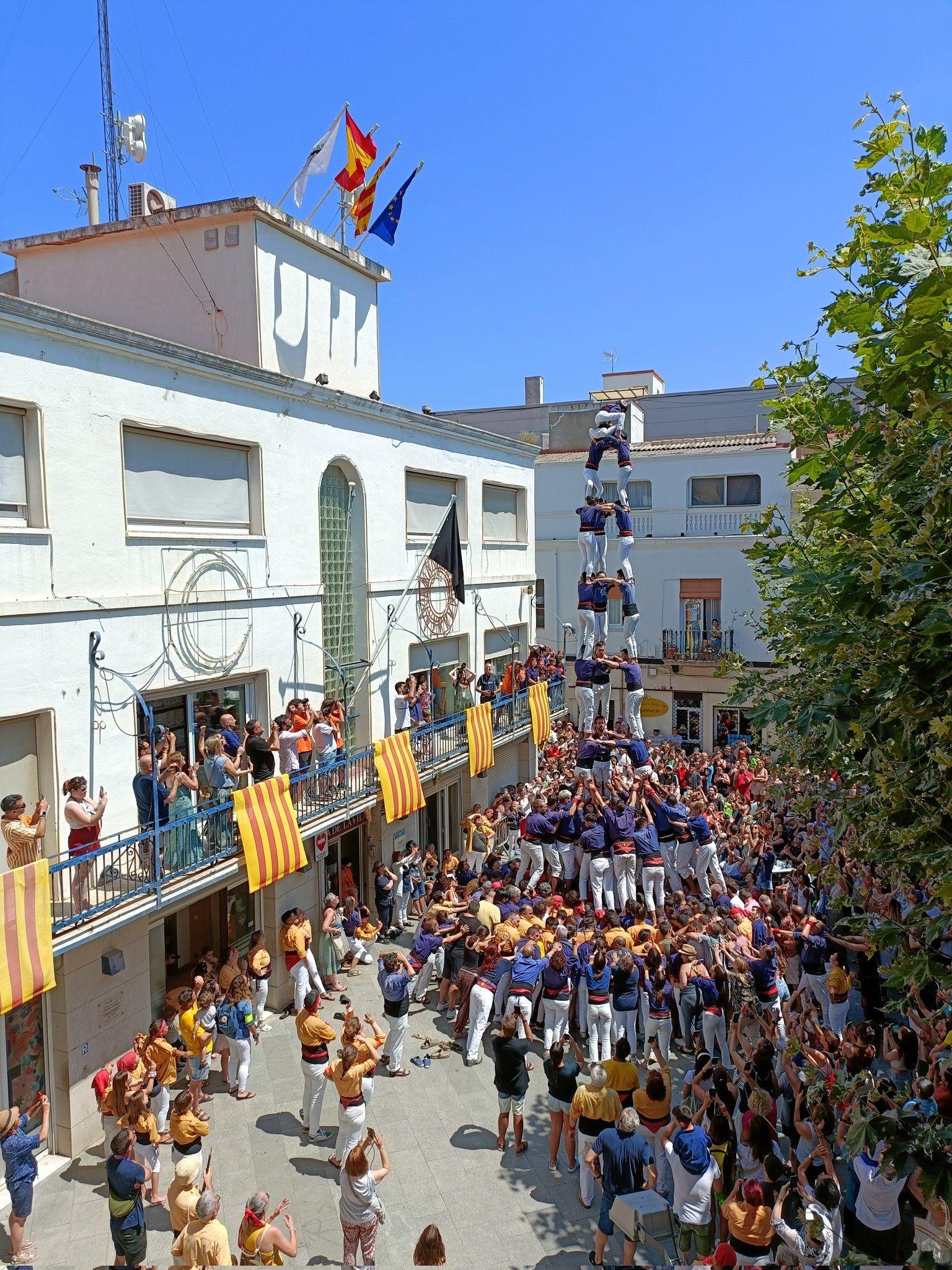 El 3 de 9 dels Capgrossos a Premià de Mar. Foto: Pau Pujol Vilà @PauPujol