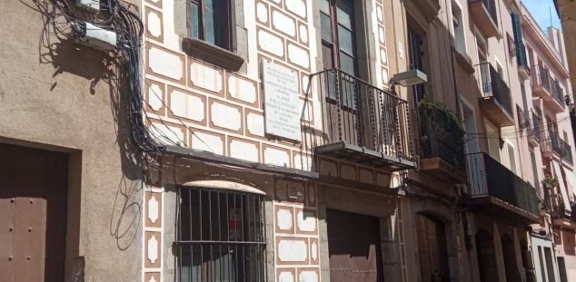 La casa natal de Puig i Cadafalch, al Carreró de Mataró.