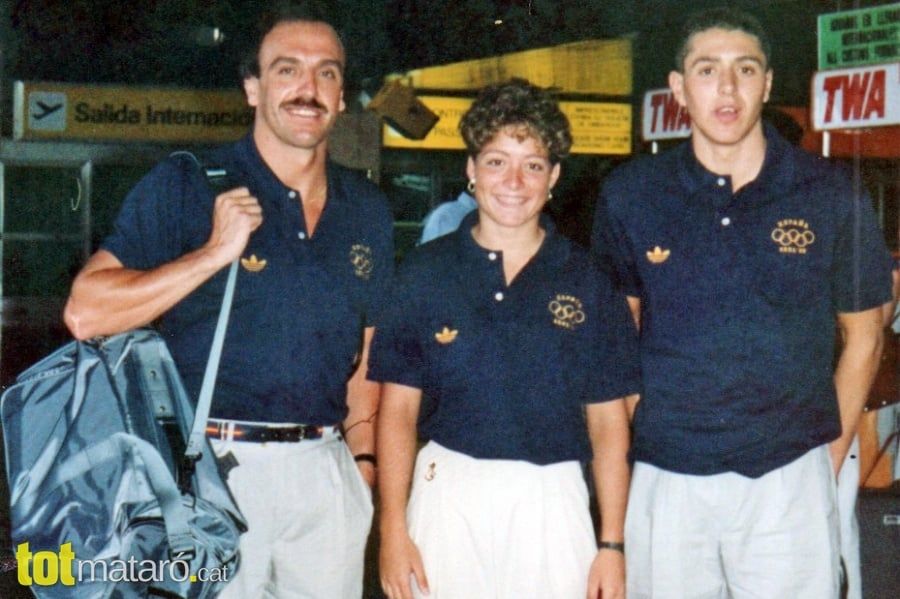 Els mataronins Pere Robert, Sílvia Parera i Joaquim Fernández, a punt per viatjar als Jocs Olímpics de Seül 1988