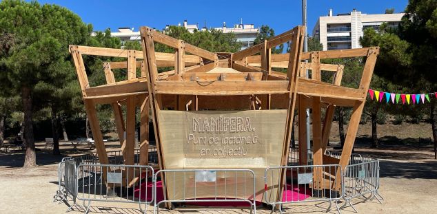 El punt de lactància de l'Espai Familiar de Santes. Foto: R. Gallofré