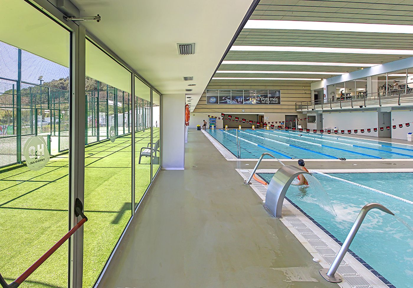 Instal·lacions del centre esportiu H20 de Canet de Mar. Foto: H20