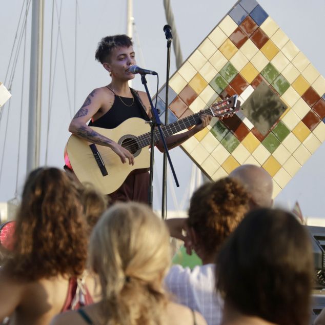 Maio va obrir la darrera nit del Posidònia Fest. Foto: ACN