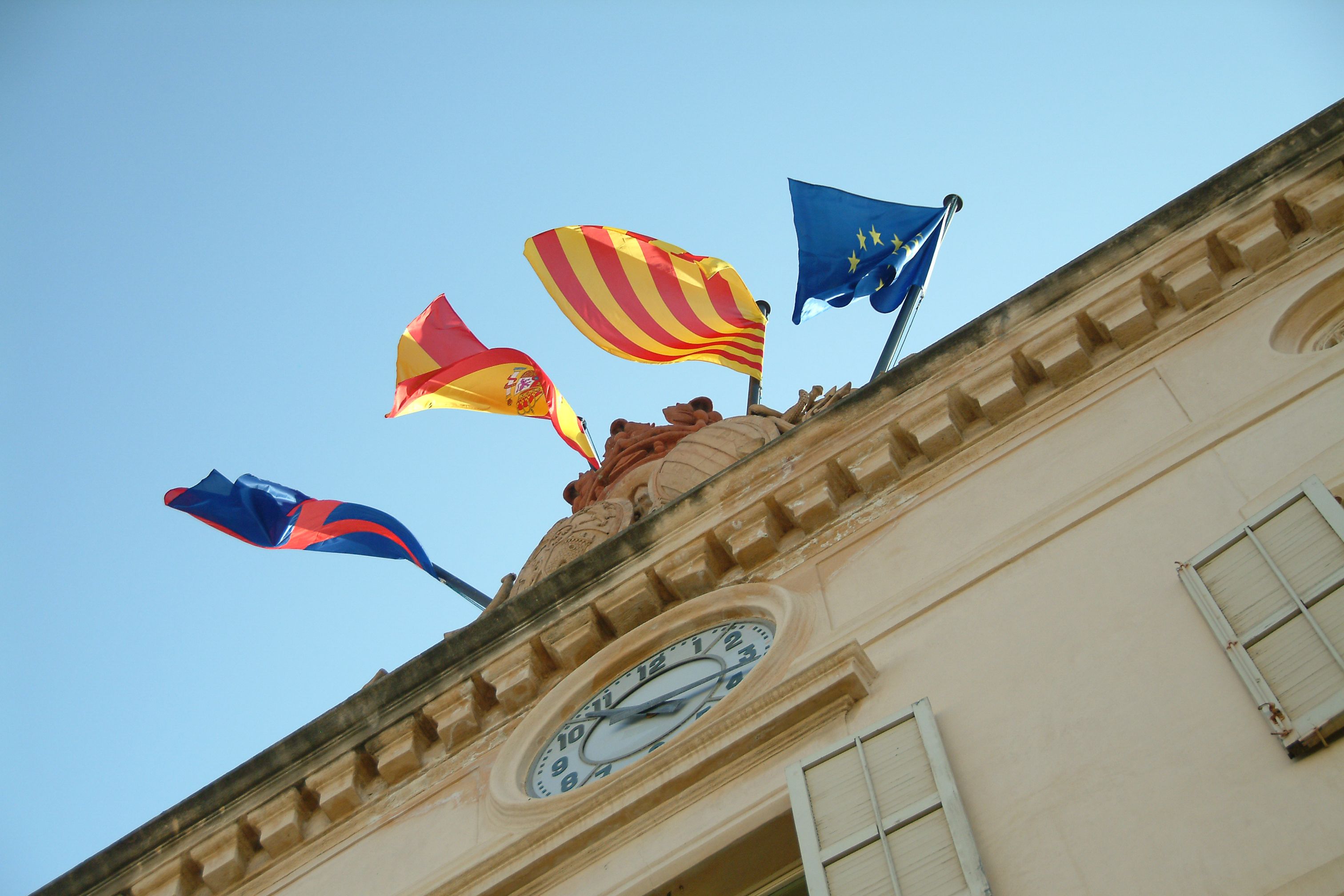 Façana de l'Ajuntament de Mataró.