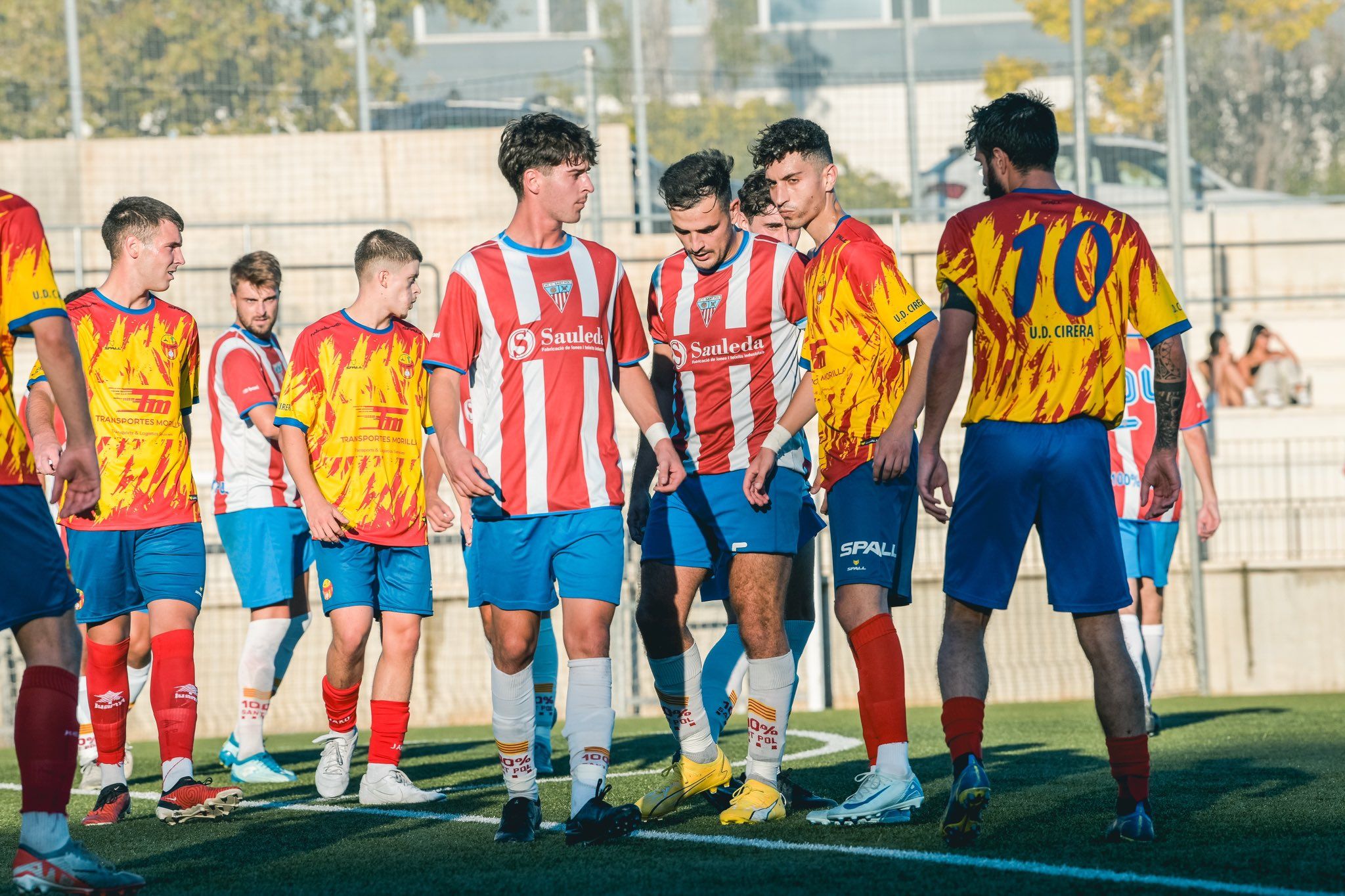 El Cirera va jugar amb el Sant Pol per preparar la lliga. Foto: UD Cirera.