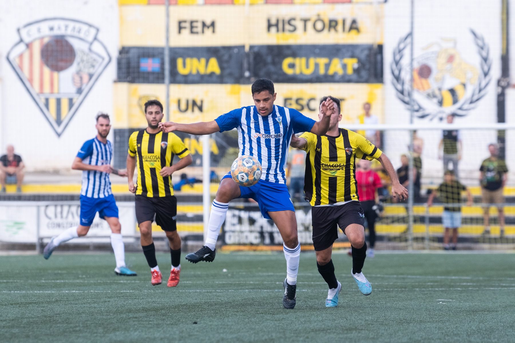 Un partit del CE Mataró. Foto: R.Gallofré