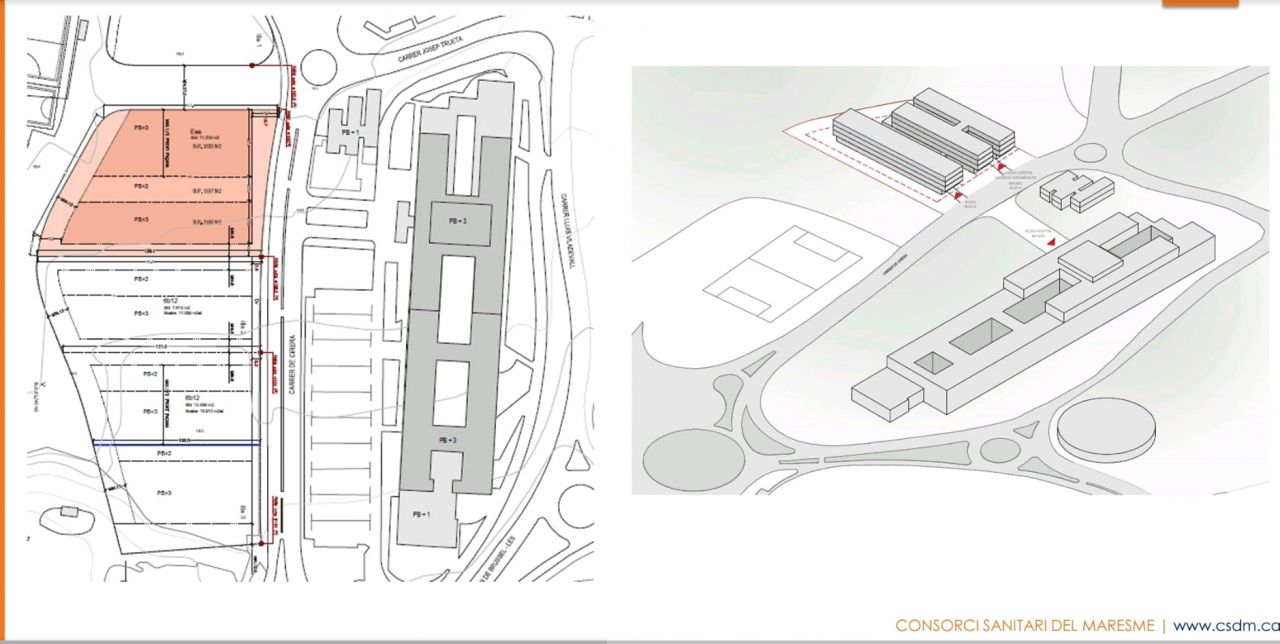 plànol del nou sociosanitari