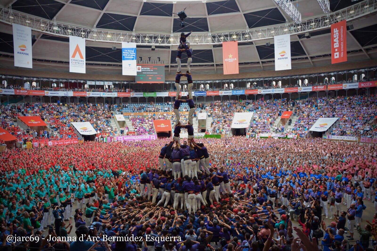 La torre de 9 dels Capgrossos al Concurs 2024. Foto: JARC