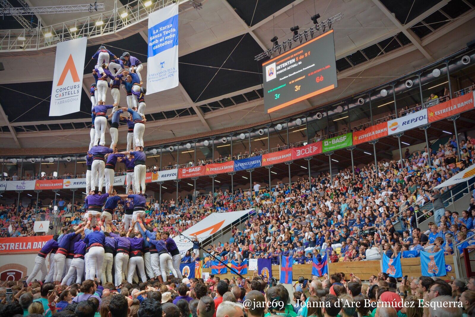 Intent desmuntat de 5 de 9 dels Capgrossos al Concurs. Foto: JARC