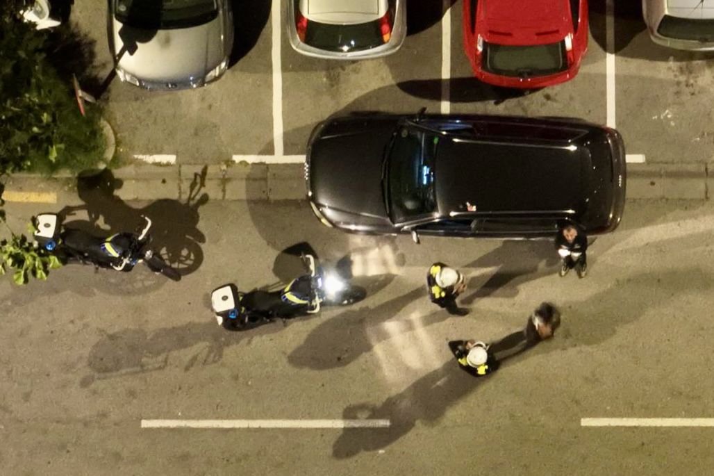 Dispositiu policial conjunt en una nit d'oci nocturn a Mataró. Foto. ACN