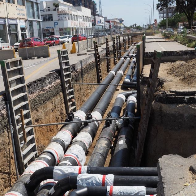 El TubVerd a la rasa de l'avinguda Maresme