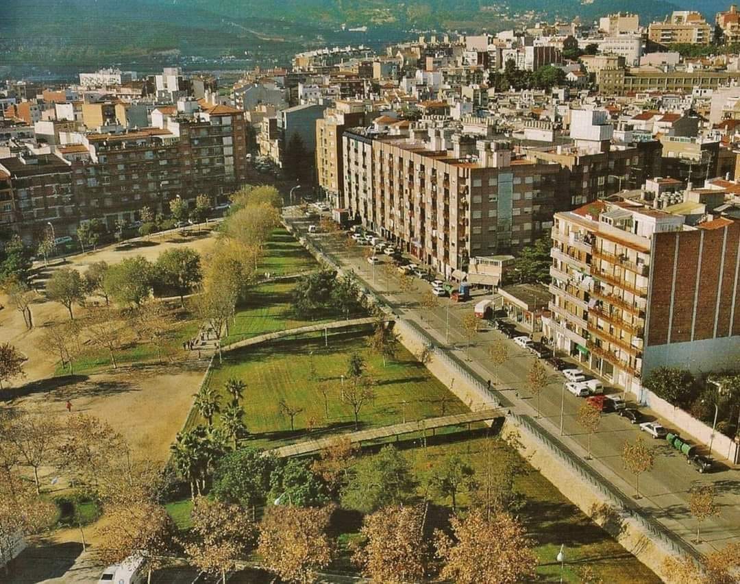 Una imatge del Parc de Cerdanyola, abans de la darrera reforma