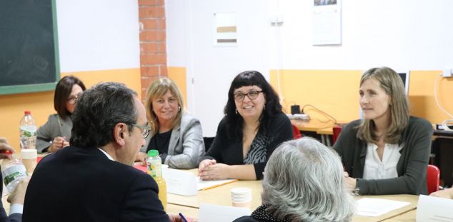 La visita del President Rull a Càritas Sant Pau de Mataró