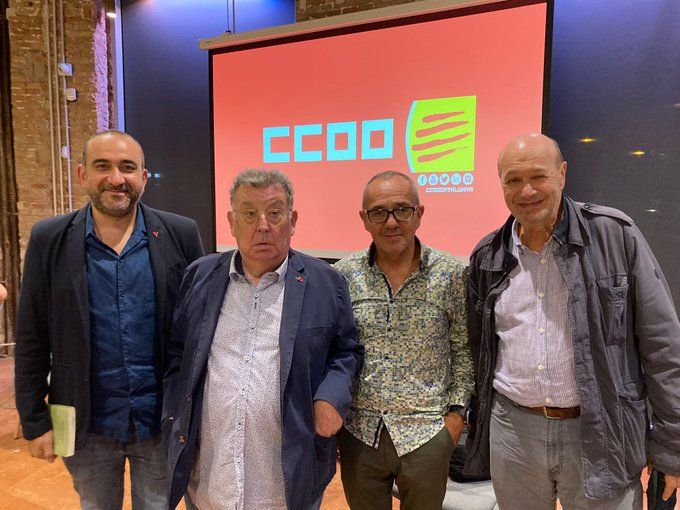 2022 10 27 Els quatre secretaris generals de CCOO CONC