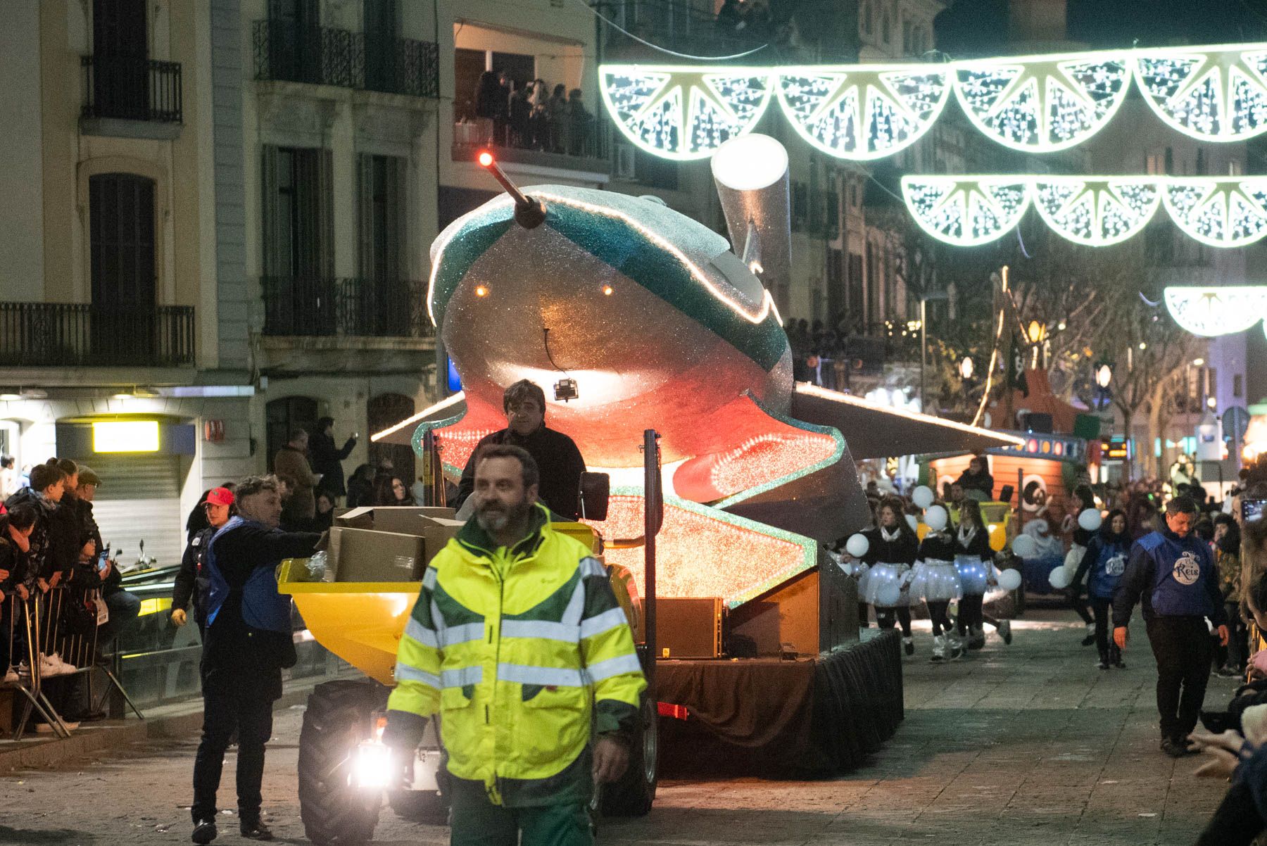 Cavalcada de Reis a Mataró, l'avió.