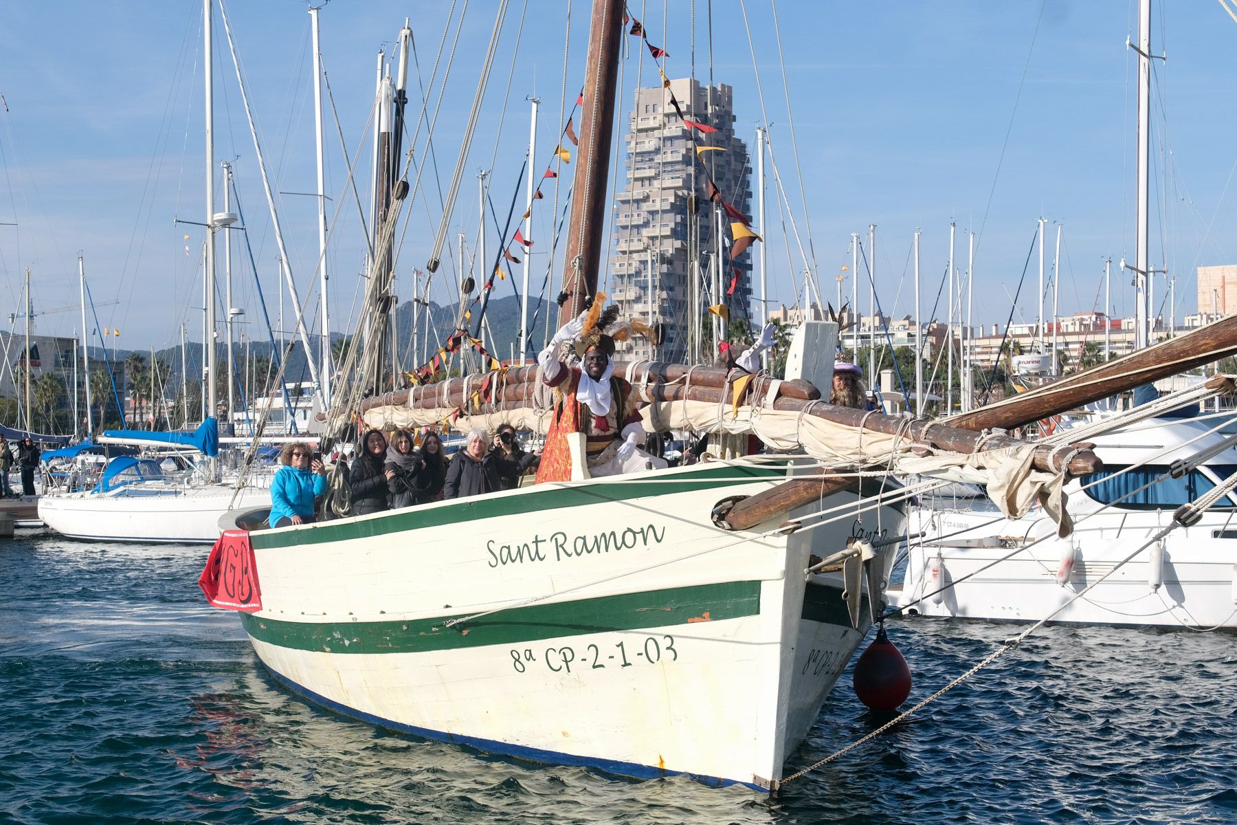 Arribada dels Reis d'Orient a Mataró. Foto: R.Gallofré