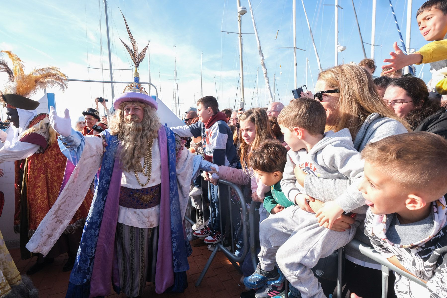 Arribada dels Reis d'Orient a Mataró. Foto: R.Gallofré