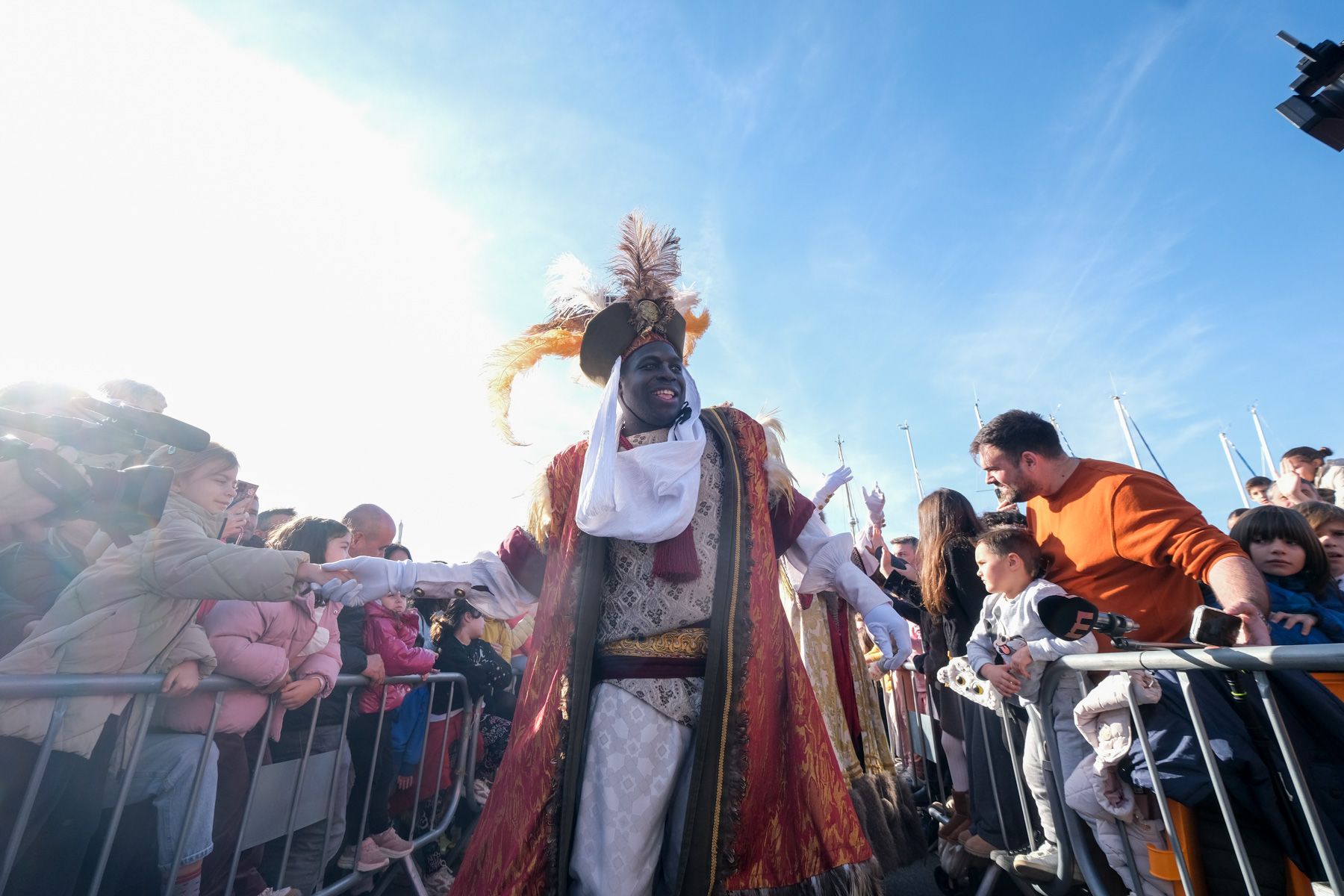 Arribada dels Reis d'Orient a Mataró. Foto: R.Gallofré