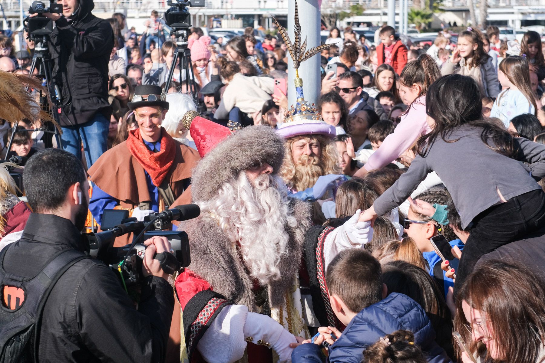 Arribada dels Reis d'Orient a Mataró. Foto: R.Gallofré