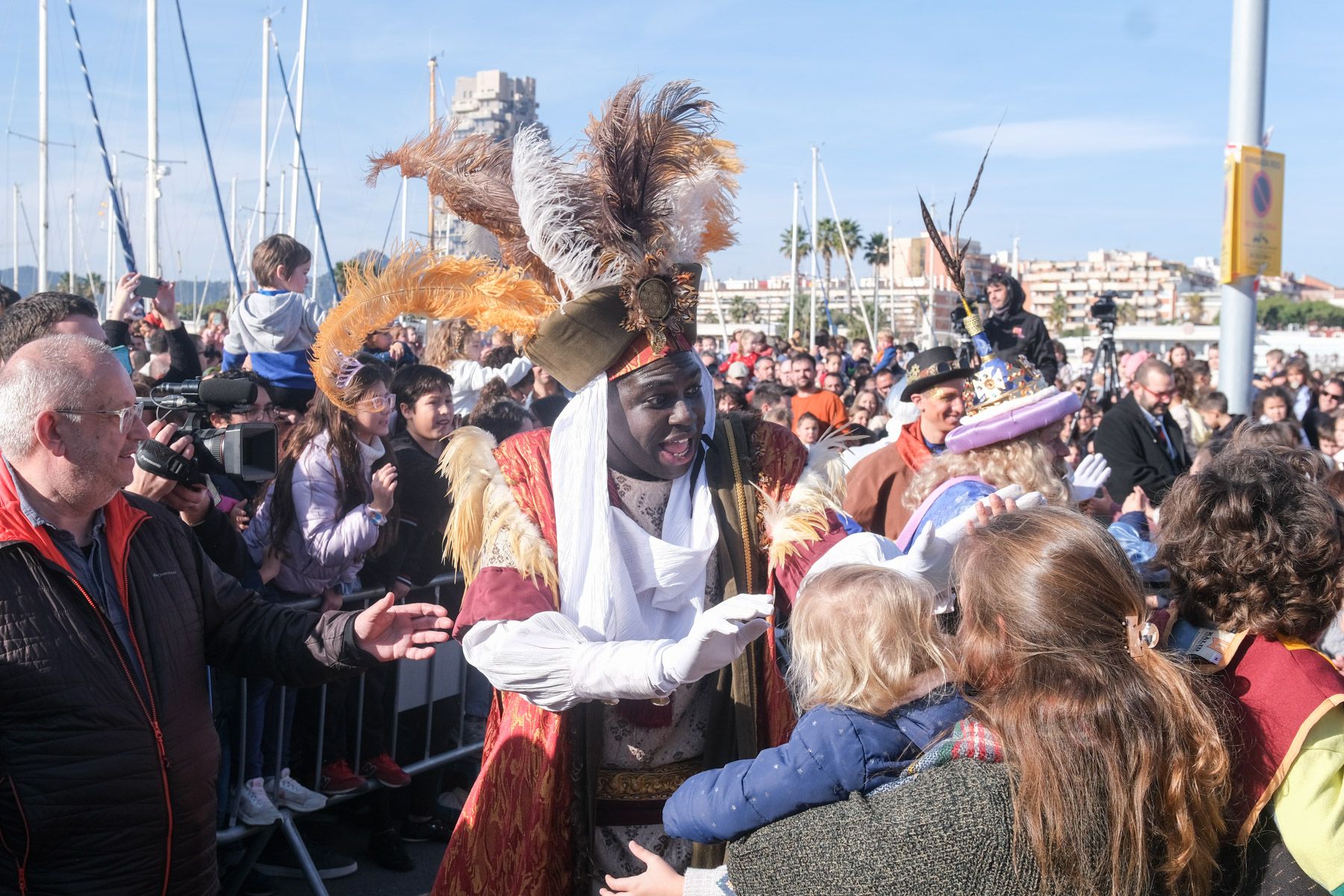 Arribada dels Reis d'Orient a Mataró. Foto: R.Gallofré