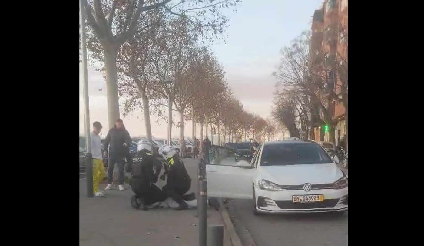 Detenció del conductor de 18 anys a Mataró