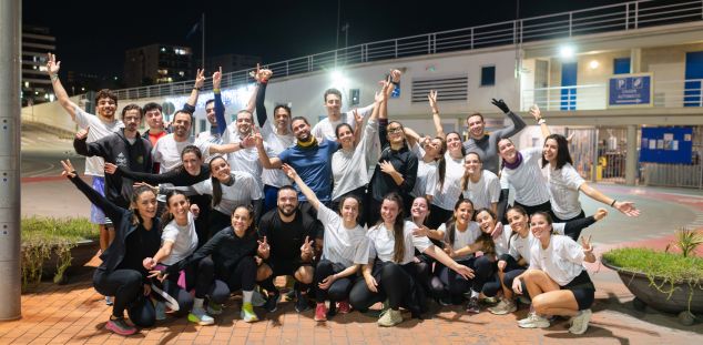 Un entrenament de Ritme Òptim al Port de Mataró. Foto: R. Gallofré