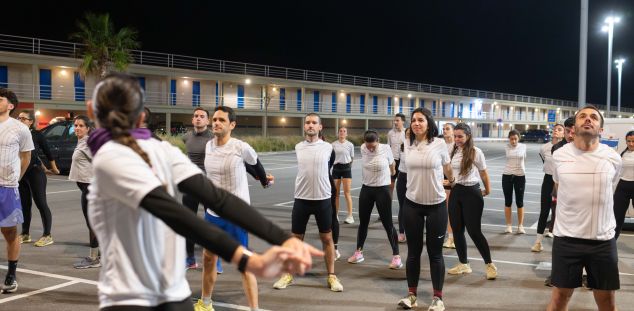 Un entrenament de Ritme Òptim al Port de Mataró. Foto: R. Gallofré