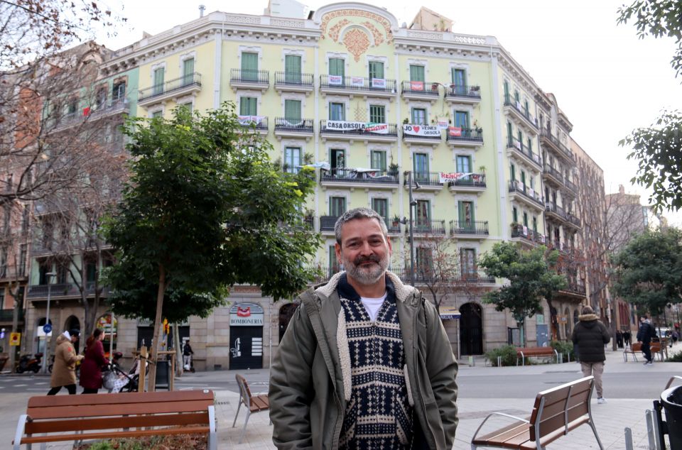 Josep Torrent, un profesor del instituto Satorras de Mataró al que quieren echar de su casa