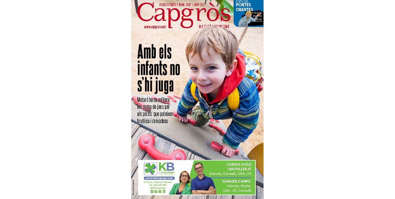 ‘Amb els infants no s’hi juga’, a la portada de febrer